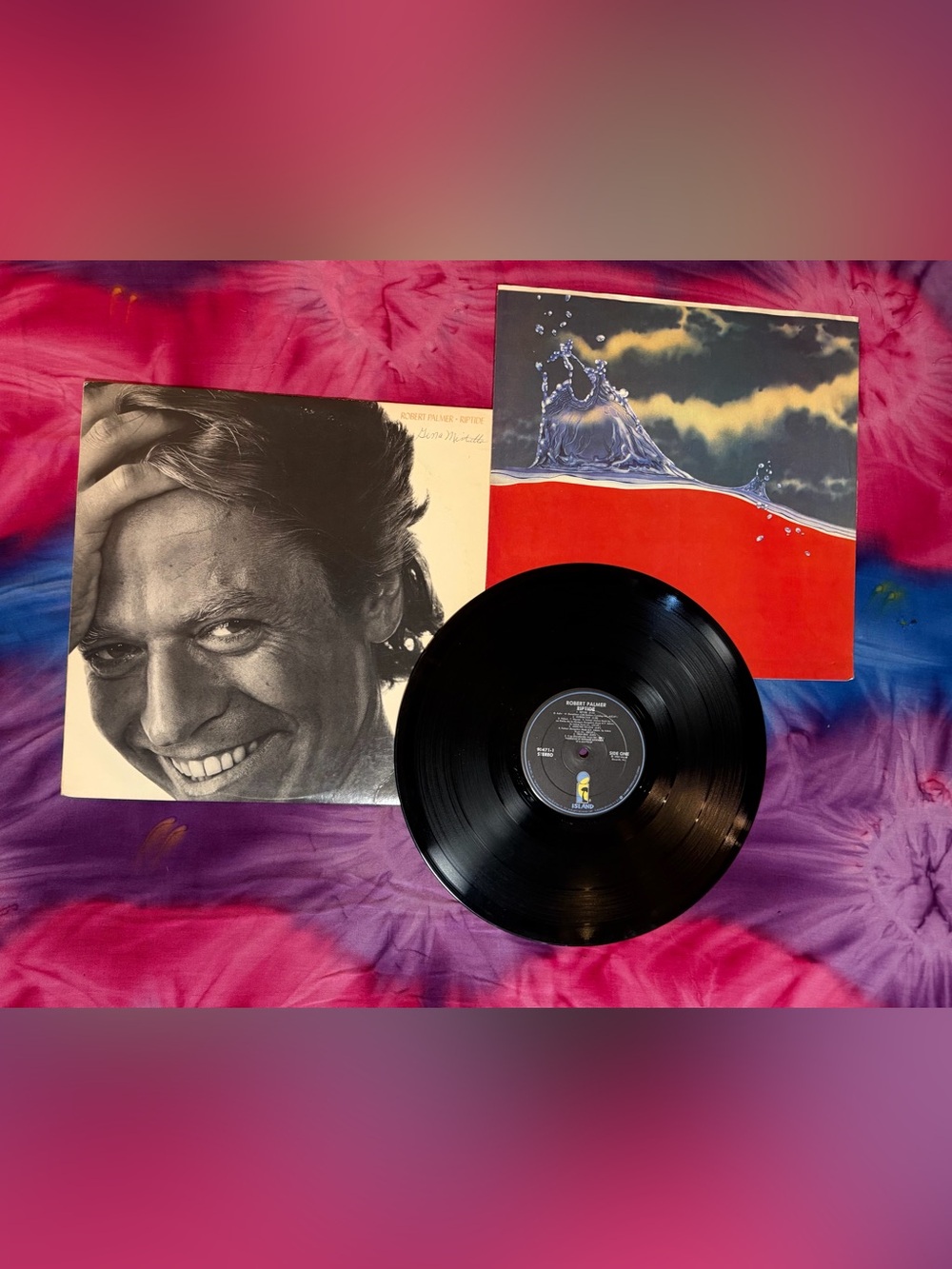 Vintage Robert Palmer Riptide 1985 LP  Vinyl ADDICTED TO LOVE 12”Record
